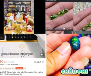 Nhiễu loạn mua bán đá quý trên chợ mạng