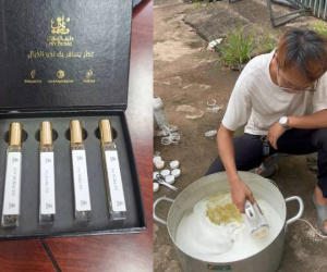 Phanh phui đường dây sản xuất nước hoa giả trị giá hàng chục tỷ đồng