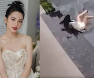 Quỳnh Lương gặp sự cố nguy hiểm, khiến CĐM 'thót tim' khi đang bầu 5 tháng