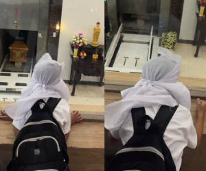 Nghẹn lòng khoảnh khắc cậu bé gào khóc khi thấy quan tài của mẹ dần được đưa vào lò hoả táng: 'Mẹ ơi, sao bỏ con!'