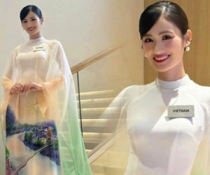 Miss World 2025: Ý Nhi tỏa sáng với áo dài sông Hằng, vào Top 48 phần thi Tài năng