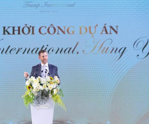Tiết lộ về dự án 1,5 tỷ USD ở Hưng Yên mà con trai ông Donald Trump nói cả thế giới 'sẽ phải ghen tị'