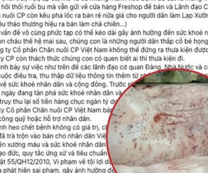 Bị 'tố' bán thịt heo, gà bệnh ra thị thường, C.P Việt Nam phản ứng thế nào?