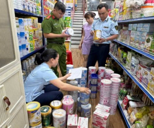 Nghệ An: Tạm giữ gần 200 sản phẩm sữa bột dành cho trẻ em nhập lậu
