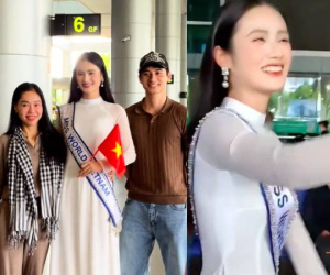 Về nước sau hành trình tham gia đấu trường nhan sắc, Ý Nhi bị soi chi tiết khiến fan 'bán tín bán nghi'