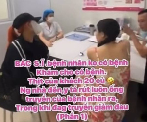Xác minh clip tố 1 phòng khám ở Hải Phòng 'chăn bệnh nhân như chăn gà'