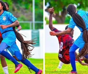 Kỳ lạ: Cầu thủ đá vòng loại World Cup với bộ tóc dài tới gần… gót chân