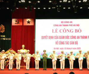 Điều động 38 Phó Trưởng phòng Công an Hà Nội giữ chức vụ tại đơn vị khác