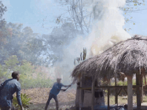 Quang Linh Farm bị cháy