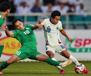 Thái Lan thua đau Turkmenistan, nguy cơ xem Asian Cup 2027 qua tivi