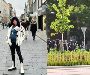 Mỹ nhân Việt kẹt ở nơi bị hàng trăm cảnh sát bao vây, phong tỏa nguyên 1 con đường