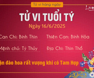 Tử vi thứ 2 ngày 16/6/2025 của 12 con giáp: Sửu bất hòa, Thân sung túc