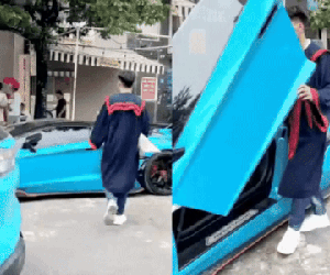 Sự thật chàng trai lái Lamborghini đi tốt nghiệp Đại học ở Hà Nội hút 10 triệu view