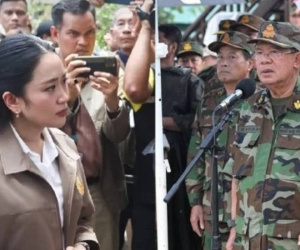 Thủ tướng Thái Lan thăm biên giới, ông Hun Sen nhậm chức tướng hậu cần Campuchia