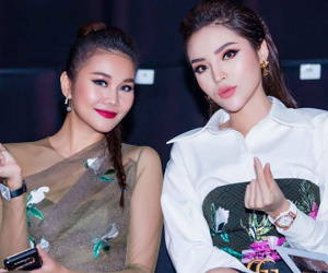 Xuất hiện bên Thanh Hằng, Kỳ Duyên gây chú ý bởi chiếc cằm ngày càng nhọn bất thường