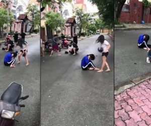 Clip cô gái bị bạn đánh vỡ mũ bảo hiểm ở TP.HCM: Do mâu thuẫn quan hệ đồng tính nữ
