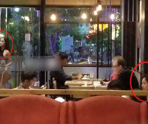 Midu đi với bạn trai mới, bất ngờ "chạm trán" Thúy Vi giữa phố đi bộ