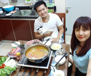 Vợ trẻ tăng 8 kg sau khi kết hôn vì thích ăn món gì chồng nấu món đó