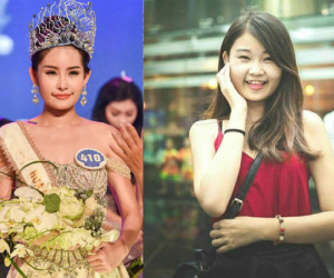 Choáng vì gương mặt tròn "lạ", mũi tẹt của Hoa hậu Đại dương 2017