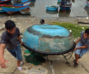 Ninh Thuận đối mặt nguy cơ lở đất sau bão số 12 - Damrey
