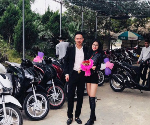 Video: Màn tỏ tình với sự tham gia của dàn 29 chiếc xe SH