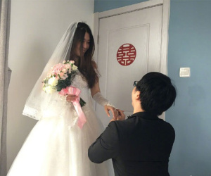 Cặp đôi tổ chức đám cưới siêu tiết kiệm chỉ với 7 triệu đồng