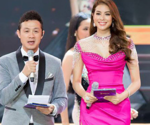 MC Anh Tuấn đại diện BTC Hoa hậu Hoàn vũ Việt Nam gửi lời chia sẻ tới người dân chịu thiệt hại do bão Damrey