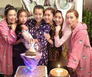 Hồ Hạnh Nhi rủ bạn bè diện đồ ngủ, tổ chức sinh nhật mừng tuổi 38