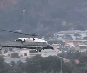 Marine One của Tổng thống Trump bay thử ở Đà Nẵng