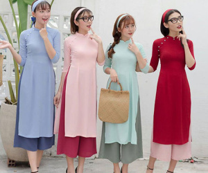 Chuẩn bị Tết tây, rục rịch Tết ta, loạt thương hiệu Việt đã tung các thiết kế áo dài duyên dáng đốn tim các nàng