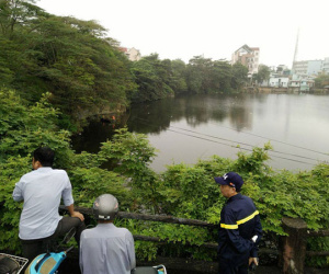 Cắt tay, nhảy xuống hồ nước sau cuộc cự cãi với bạn trai