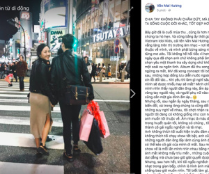 Văn Mai Hương đã chia tay bạn trai sau hơn một năm yêu nhau lặng lẽ