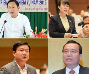 Những người bị dừng nhiệm vụ đại biểu Quốc hội
