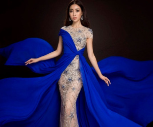 Ba đầm dạ hội hoa hậu Mỹ Linh mang đến Miss World