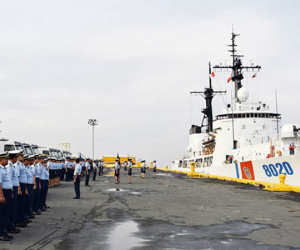 Philippines chào đón tàu cảnh sát biển lớn nhất Việt Nam