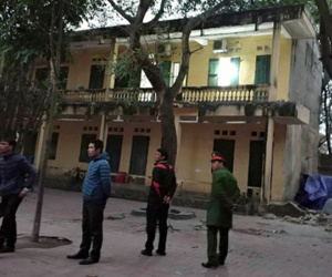 Bắc Ninh: Sập lan can trường tiểu học, 13 HS nhập viện cấp cứu