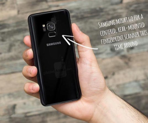 Ứng dụng Health mới cho thấy Galaxy S9 có vị trí máy quét vân tay mới