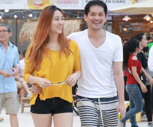 Vừa về nước, Ngân Khánh giản dị đi chơi cùng chồng đại gia