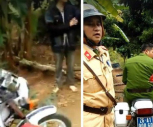 Video CSGT đi vào đường bản bị chặn xe, đòi thu phí 100 nghìn đồng
