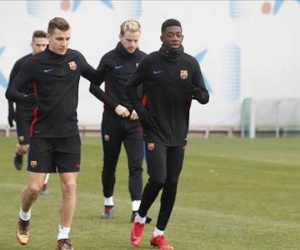 'Bom tấn' Dembele báo tin vui cho Barca