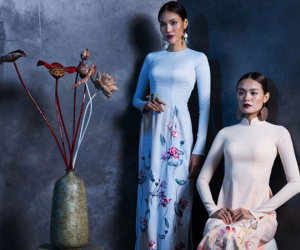 Lan Khuê, Lê Thanh Thảo đọ dáng thon khi diện áo dài