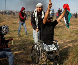 Người biểu tình Palestine ngồi xe lăn bị bắn chết khi đụng độ quân đội Israel