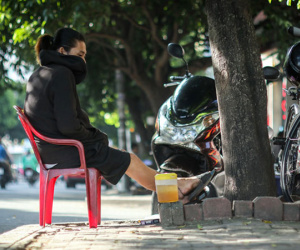 Người Sài Gòn co ro trong cái lạnh 20 độ C