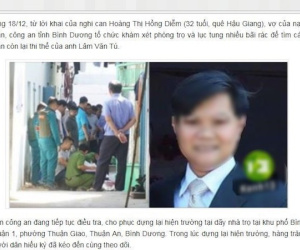 Người đàn ông ở Quảng Nam hoang mang vì bị nhầm thành người chồng trong vụ giết người phân xác ở Bình Dương