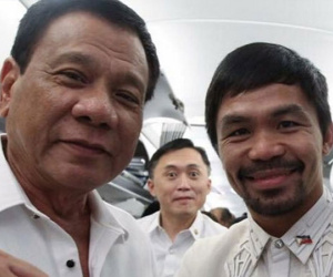 Ông Duterte muốn tay đấm Pacquiao kế nhiệm