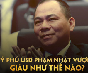 Cứ 5 giây, tài sản của tỷ phú Phạm Nhật Vượng tăng gần 400 USD
