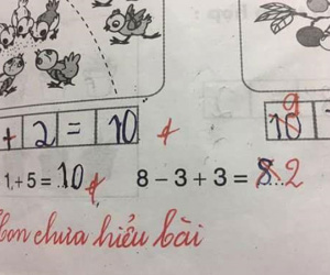 Bài toán 8 - 3 + 3 gây tranh cãi trên mạng