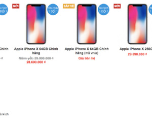 Apple có thể giảm giá iPhone 8 và iPhone X để chống ế