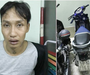 Phi xe lên lề đường cướp giật, bị đặc nhiệm tóm gọn