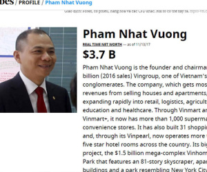 Vượt Donald Trump, ông Phạm Nhật Vượng lộ tài sản 4,8 tỷ USD